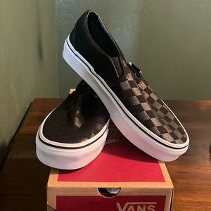 Classic slip on checkered vans